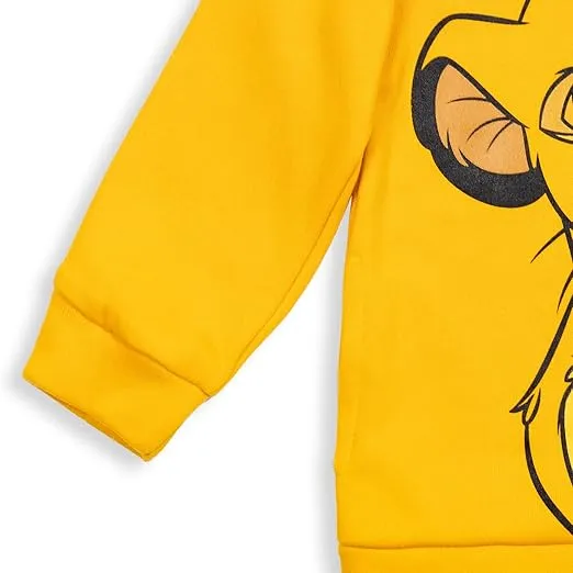 Disney Lion King Fleece Pullover Hoodie and Pants Outfit Set Infant to Big Kid Sizes (18 Months - 10-12)