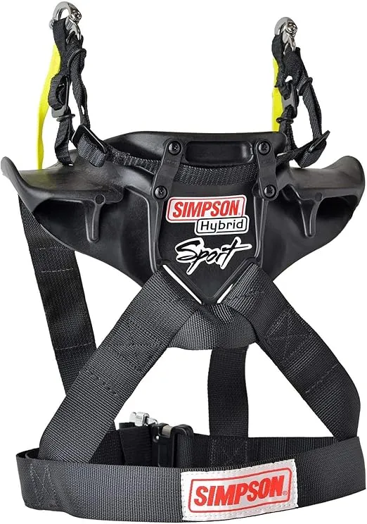 Simpson Hybrid Sport Head Restraint with Quick Release Tethers and D-Ring kit - Large