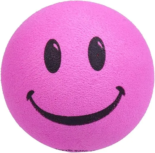 HappyBalls Happy Smiley Face Car Antenna Topper/Auto Mirror Dangler/Cute Dashboard Accessory (Hot Pink)