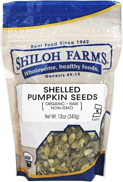 Shiloh Farms Organic Pumpkin Seeds Shelled - 12 oz