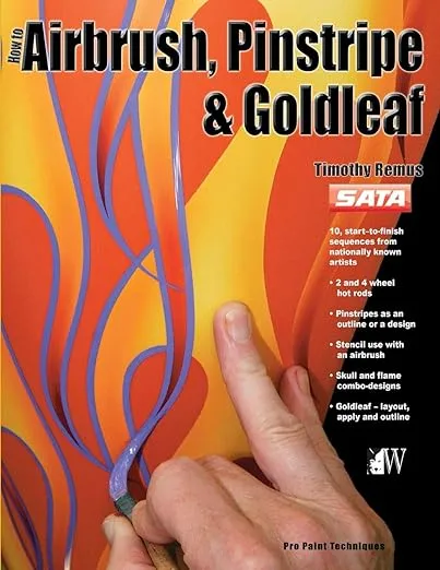 How To Airbrush, Pinstripe & Goldleaf (Pro Paint Techniques)
