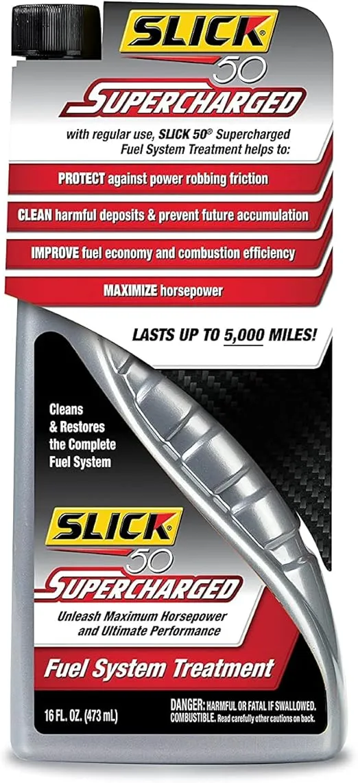 Slick 50 40206016 Supercharged Fuel System Treatment, 16-Ounce