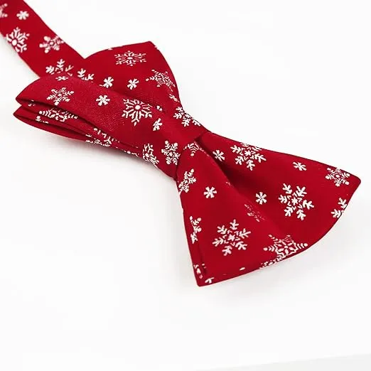 Alizeal Toddler Christmas Pattern Pre-tied Party Bow Tie