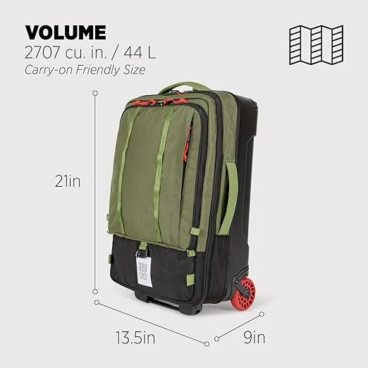Topo Designs Global Travel Bag Roller - Olive/Olive