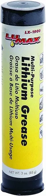 Lumax LX-1900 Amber Multi-Purpose Lithium Grease Cartridge - 3 oz. Heavy-Duty, Lithium-Base Grease is Ideal for Most Agricultural, Automotive and Industrial Applications.