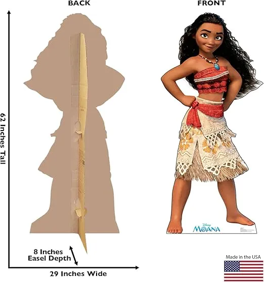 Cardboard People Moana Life Size Cardboard Cutout Standup - Disney's Moana