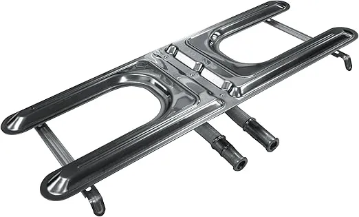 GrillPro 23515 16-Inch Fit Grill Universal H-Burner, Silver