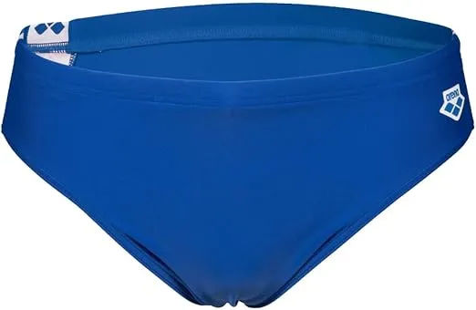 ARENA Feel Icons Solid Men's Swim Brief Waterfeel Fabric Stretchy Stylish Suit for Fitness Swimming Pool or Beach