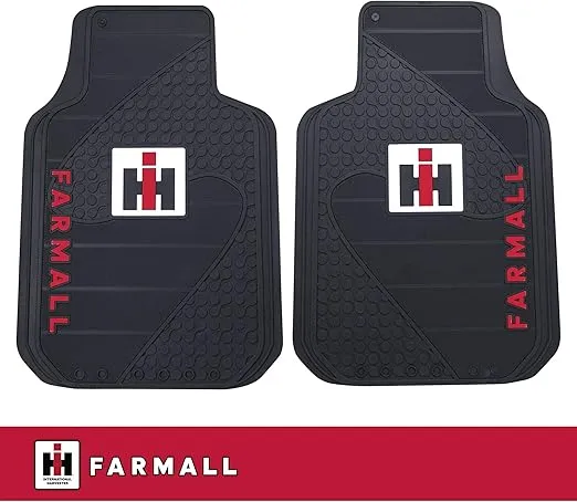 Plasticolor 001461R01 IH International Harvester Farmall Universal Fit Car Truck SUV Front Floor Mats Pair