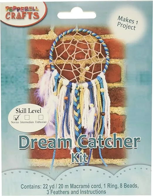 Pepperell Macrame Dream Catcher Kit, Multicolor