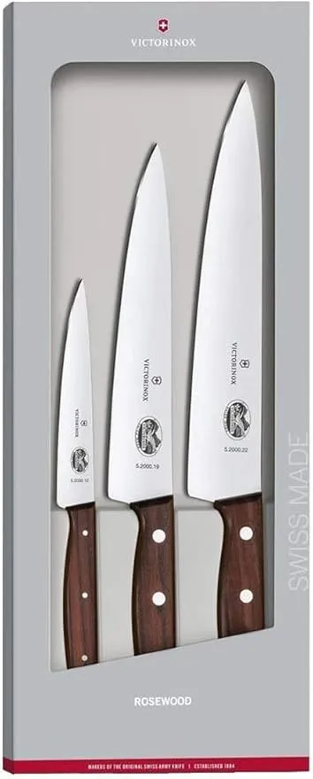 Victorinox Wood, 3 Piece Carving Set, Set of 3 (5.1050.3G)