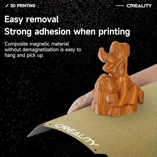 Creality Ender 3 Build Plate Kit, Texture Surface PEI Sheet 235 x 235mm Removable Magnetic Flexible Heated Bed Plate Build Surface for Ender 3 S1/3 S1 Pro Ender 3 Neo/3 V2 Neo Ender 3 V3 SE 3D Printer