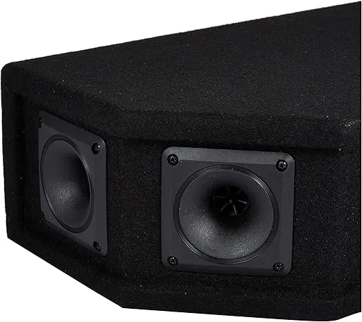 Pyle-Pro 6 Way DJ Speaker System, 300 Watt Peak Power, 150 RMS, Six 2.5 Inch Piezo Horn Tweeters, 8 Ohm Impedance, Full Range Audio Reproduction, Black Carpeted Finish