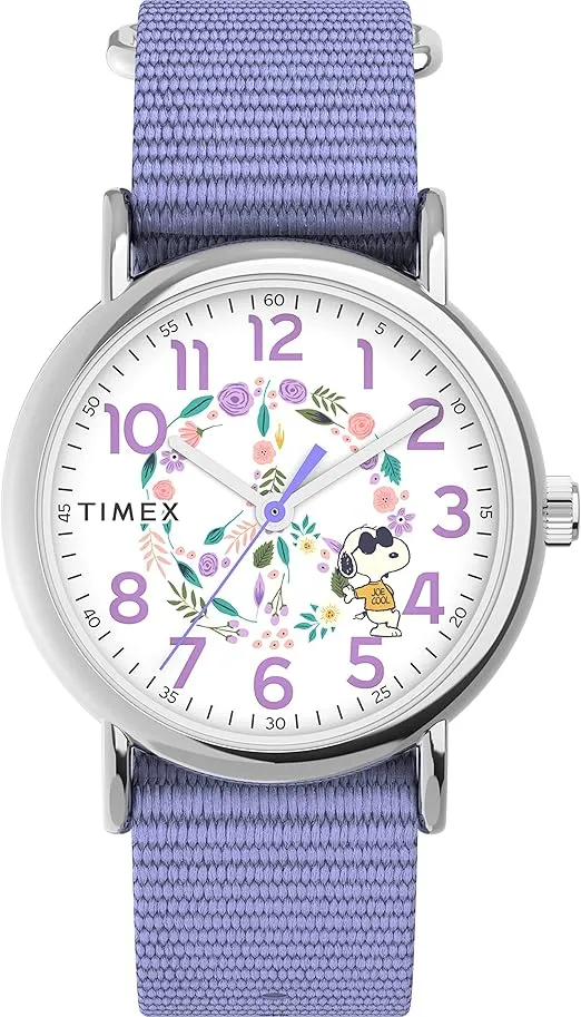 Timex X Peanuts in Bloom Women's Weekend 38mm Watch