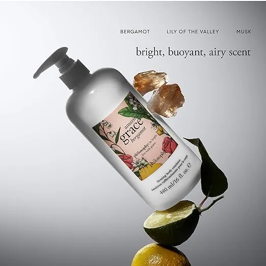 philosophy amazing grace bergamot firming body emulsion, 16 fl oz.