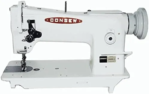 Consew 206RB-5 Walking Foot Upholstery Machine w/Table & Motor (Table Comes Assembled)