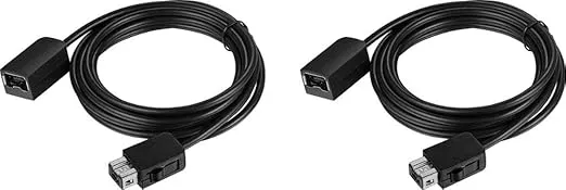 Insignia 6 ft. (2-pack) Controller Extension Cable for Nintendo SNES Classic and Nintendo NES Classic Controllers - Black