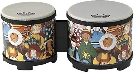 Remo RH-5600-00 Rhythm Club Bongo Drum - Rhythm Kids, 5"-6"