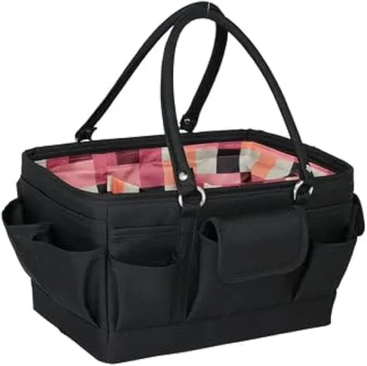 Everything Mary Deluxe Collapsible Store & Tote Organizer with Handles – Multipurpose Storage for Diapers, Snacks, Crafts, Toys, Office Supplies & Everyday Essentials
