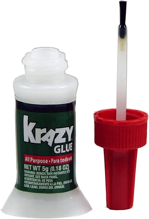Krazy Glue KG92548R Instant Krazy Glue 0.18-Ounce All Purpose Brush - Pack of 6