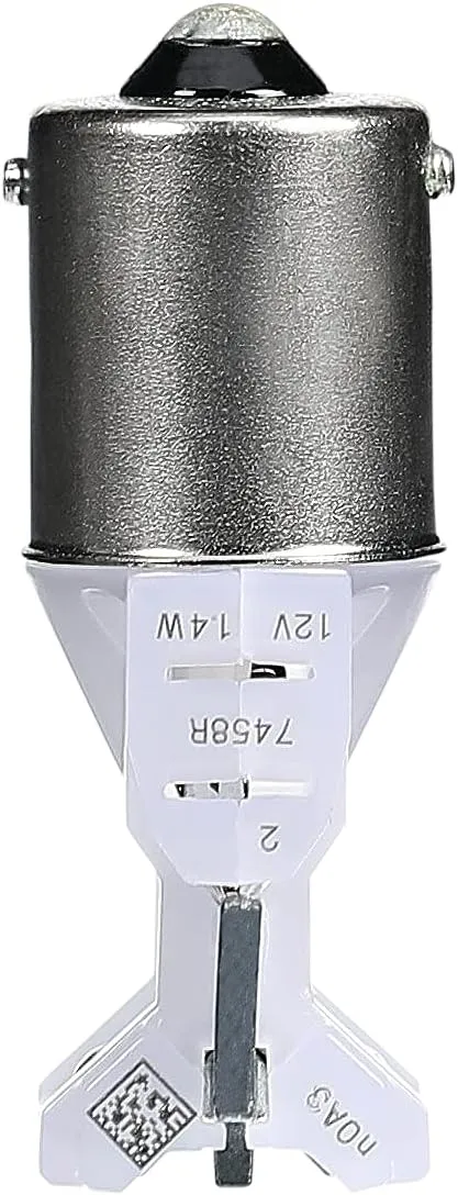 SYLVANIA - 1156 LED Red Mini Bulb - Bright LED Bulb, Ideal for Stop and Tail Lights (Contains 2 Bulbs)