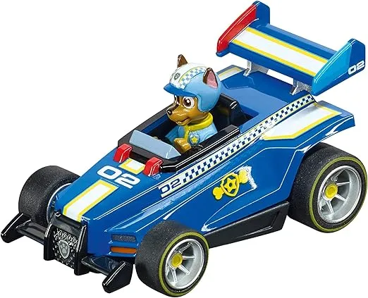 Carrera GO!!! 63514 Official Licensed PAW Patrol Battery Operated 1:43 Scale Slot Car Racing Toy Track Set with Jump Ramp Featuring Chase and Marshall for Kids Ages 5 Years and Up (20063514)