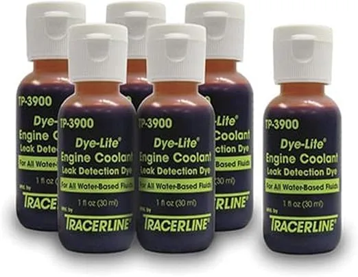 Spectronics Corp / Tracer TP39000601 Engine Coolant Dye 1oz.- Set of 6