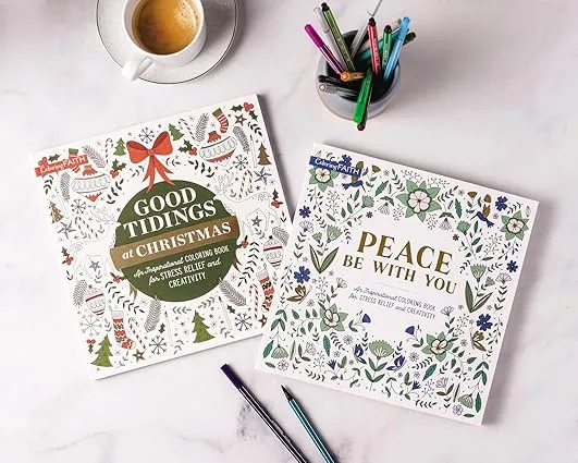 Peace Be with You: An Inspirational Coloring Book for Stress Relief and Creativity (Coloring Faith)