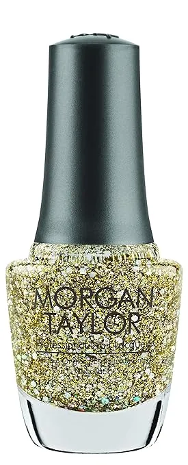 Morgan Taylor Professional Nail Lacquer Glitters, Glitter Nail Polish, Long Lasting Nail Polish, 0.5 oz.