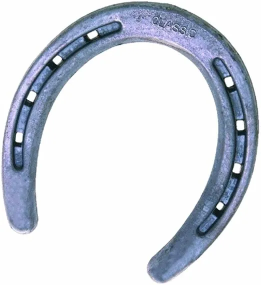 Diamond Farrier DC00B Horseshoe 00 Classic Plain, 20-Pair