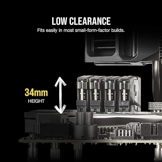 CORSAIR VENGEANCE LPX DDR4 RAM 32GB (2x16GB) 3200MHz CL16-20-20-38 1.35V Intel AMD Desktop Computer Memory - Black (CMK32GX4M2E3200C16)