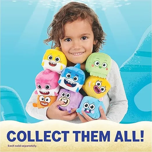 WowWee Baby Shark's Big Show! Song Cube – Mommy Shark – Musical Plushie for Toddlers