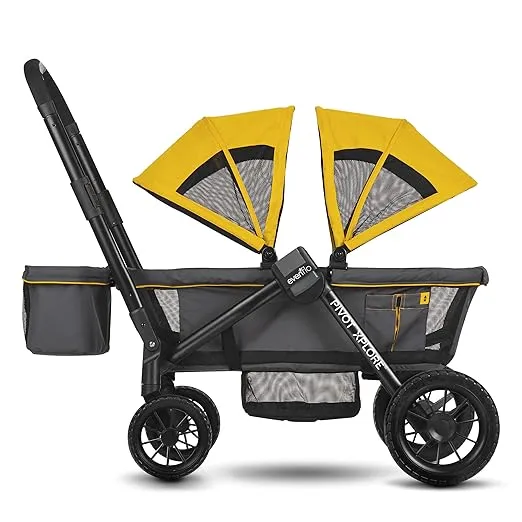 Evenflo Pivot Xplore All-Terrain Stroller Wagon (Adventurer Gray)