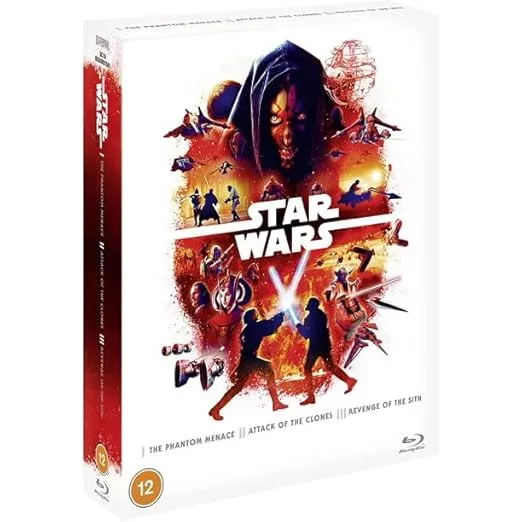 Star Wars: The Prequel Trilogy Episodes I-III (Episode I: The Phantom Menace / Episode II: Attack of the Clones / Episode III: Revenge of the Sith) Blu-Ray (Blu-Ray)