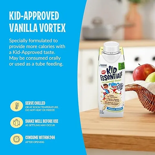 BOOST KID ESSENTIALS 1.5 with Fiber, Vanilla Vortex