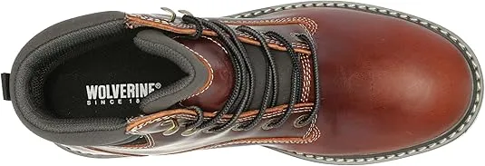 WOLVERINE Men's Revival 6" Waterproof Industrial Boot