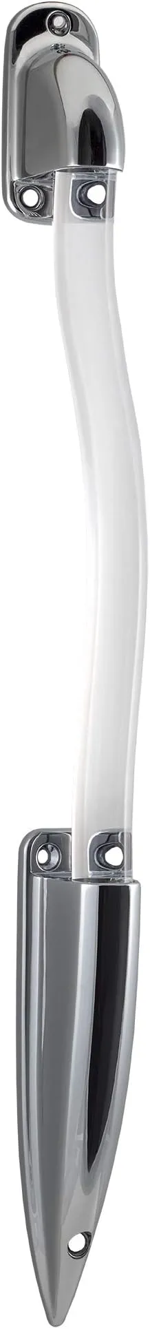 RecPro RV Acrylic Assist Handles | Lighted | S Curve Style Entry Assist Handle | Monaco and Fleetwood Assist Rail Replacement (Non-Lighted)