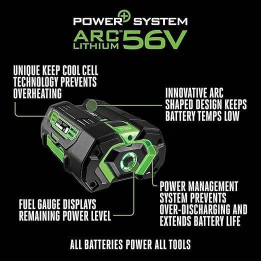 EGO Power+ BA2242T 56-Volt 4.0Ah Battery with Upgraded Fuel Gauge