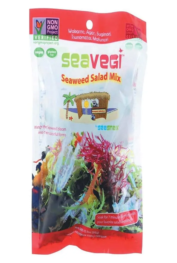 SEASNAX Seaweed Salad Mix, 0.9 OZ