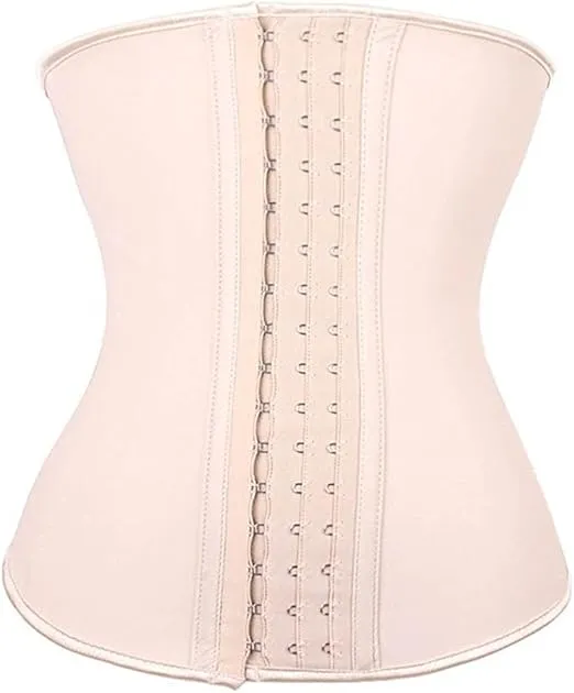YIANNA Waist Trainer for Women Latex Underbust Waist Cincher Corset Sport Girdle Hourglass Body Shaper