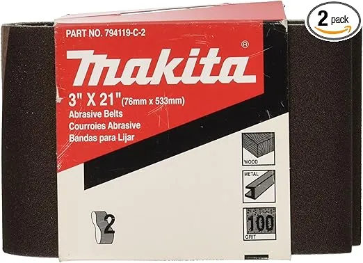 Makita 794119-A-2#60 Abrasive Belt, 2-Pack