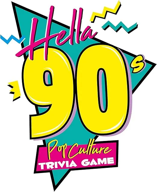 Buffalo Games Hella 90's - Pop Culture Trivia Game Brown