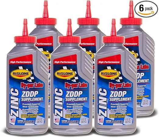 Rislone Hy-per Lube Zinc ZDDP Supplement (6 Pack)