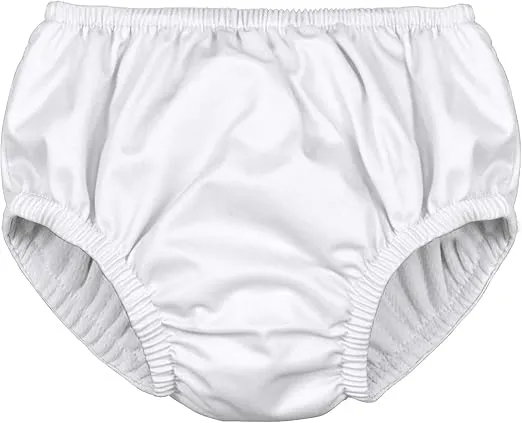 I Play Unisex Baby Swim Diaper - White (3-6 Months)