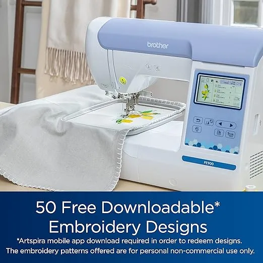 Brother PE900 Embroidery Machine with WLAN