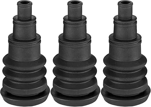 TonGass (3 Pack) Universal Firewall Boot - Safe and Convenient Firewall Grommet Kit Can Accommodate 3/8 Inch to 1 Inch Wire Bundles