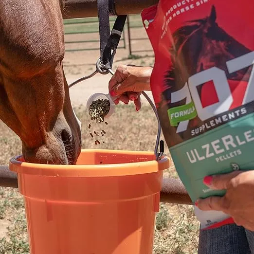 Formula 707 ULZERless Equine Supplement, 7.5lb Bag - Natural Gut Support for Horses with Ulcer Risk Factors