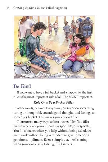 Growing Up with a Bucket Full of Happiness: Three Rules for a Happier Life
