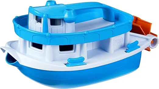 Green Toys Paddle Boat/w Hang Tag