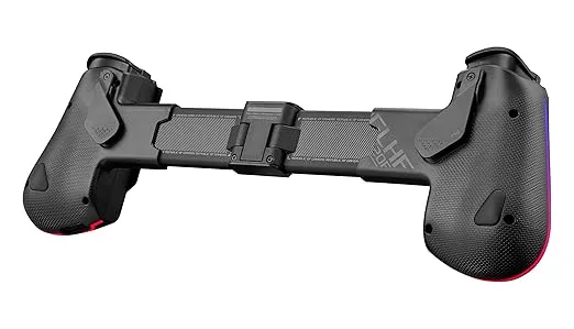 ASUS ROG Tessen Gaming Mobile Controller for Android (foldable, one size fits all, on-the-fly key mapping, RGB lighting, 500Hz polling rate)